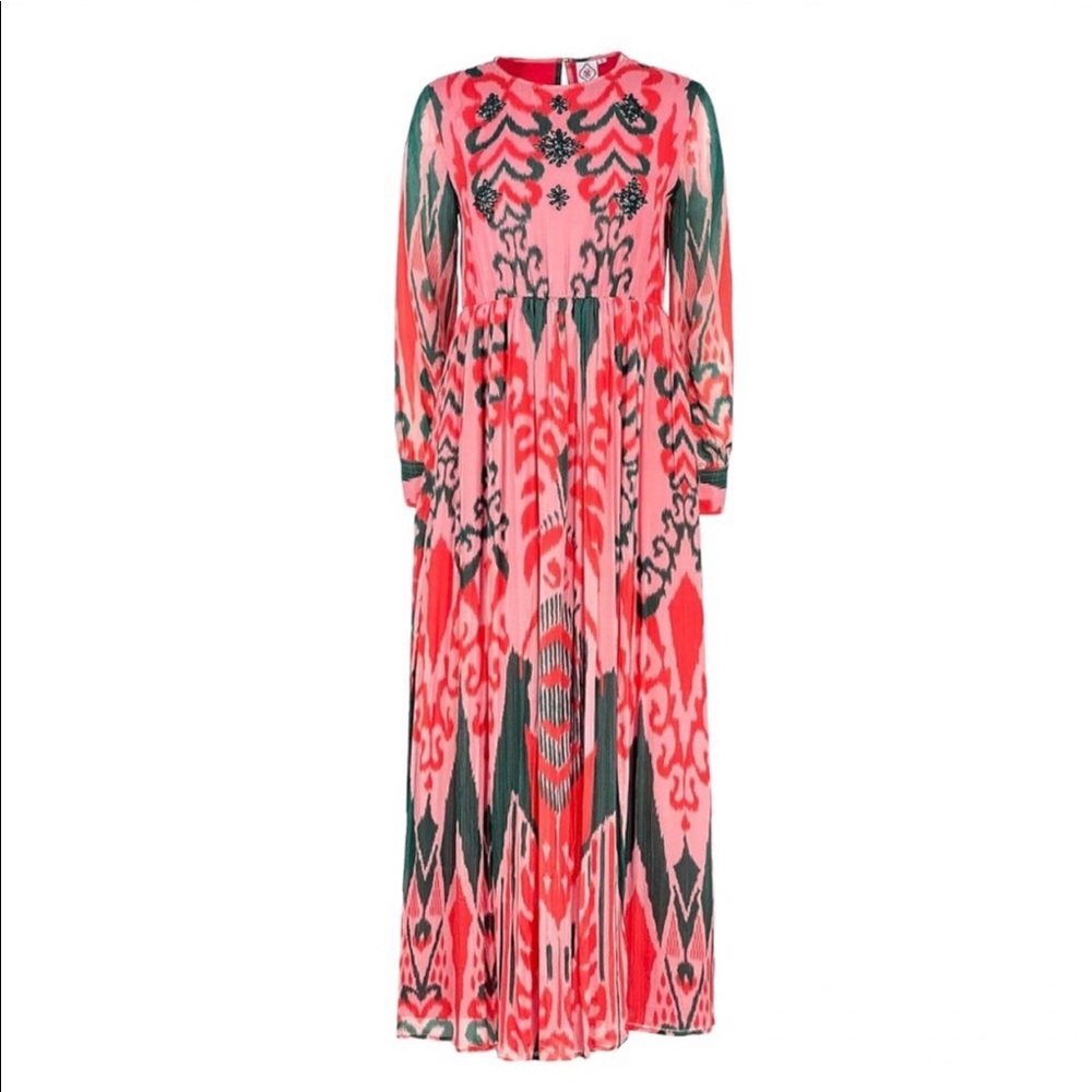 Sheridan French Ikat print dress.